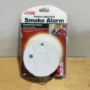KIDDE Battery Operated Smoke Alarm Model# i9030 New W/9 Volt Battery FREE SHIP